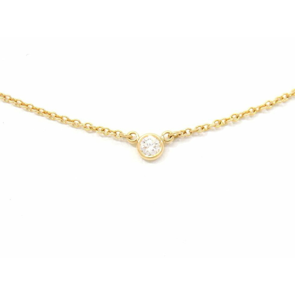 Tiffany Yellow Gold Diamond By the Yard Necklace